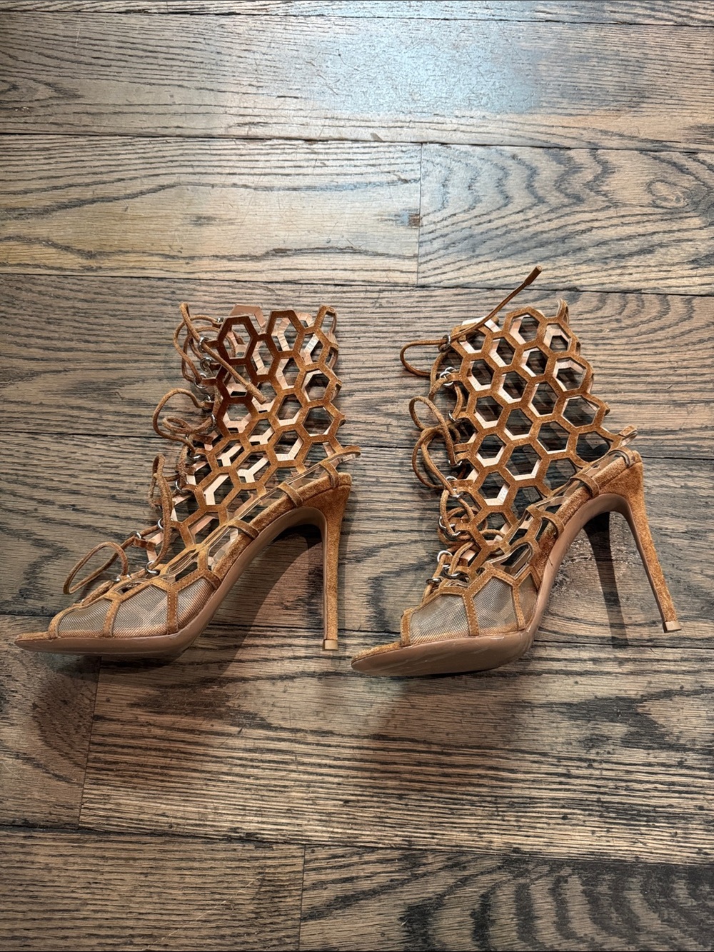 Gianvito honeycomb bootie